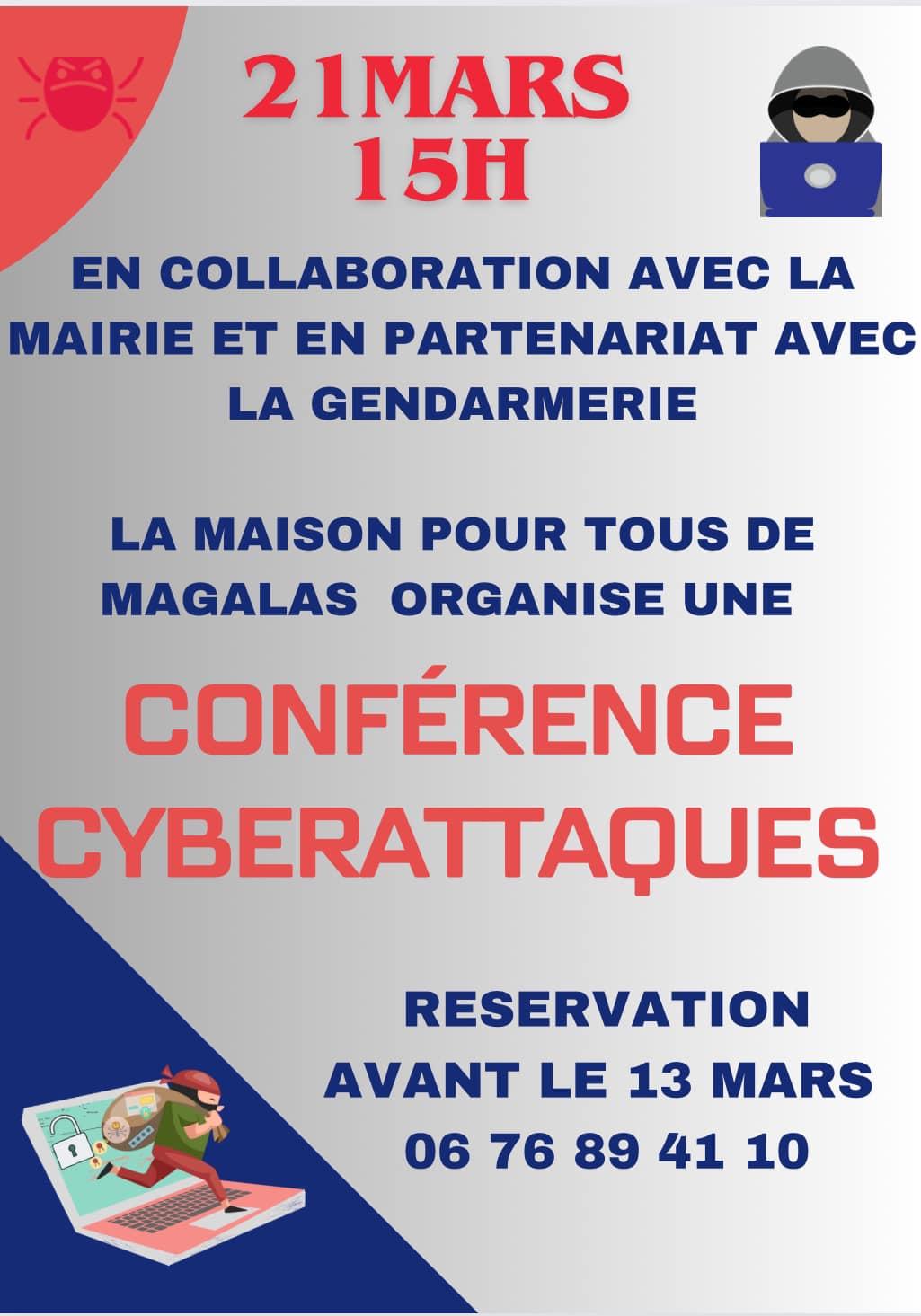 Lire la suite à propos de l’article Conférence sur les cyber-attaques