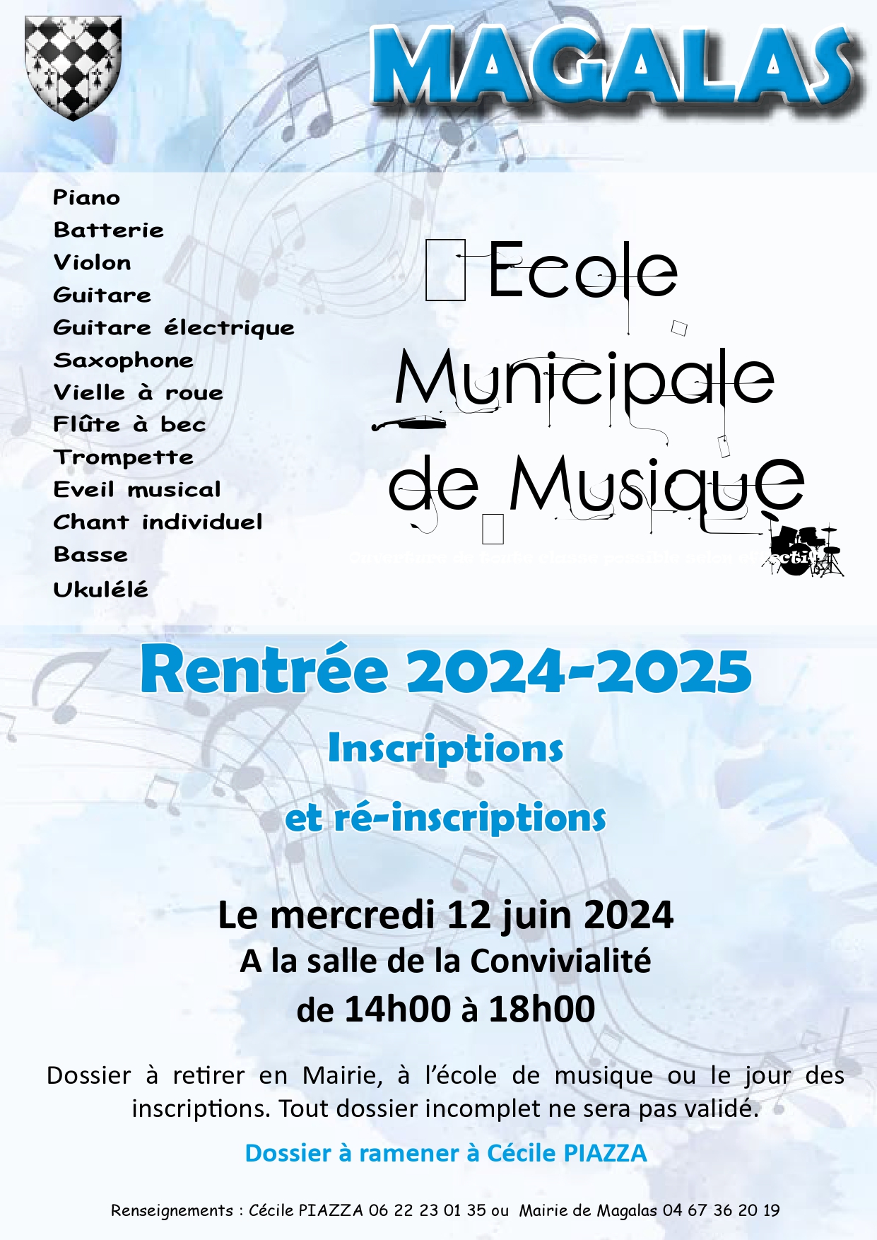 Lire la suite à propos de l’article École Municipale de musique